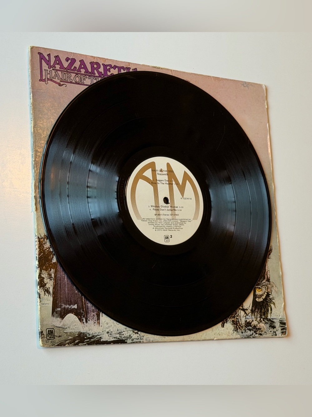Nazareth Hair of the Dog LP Vinyl Record 1975 A&M SP-4511 Original US Press VG+ - Picture 13 of 16